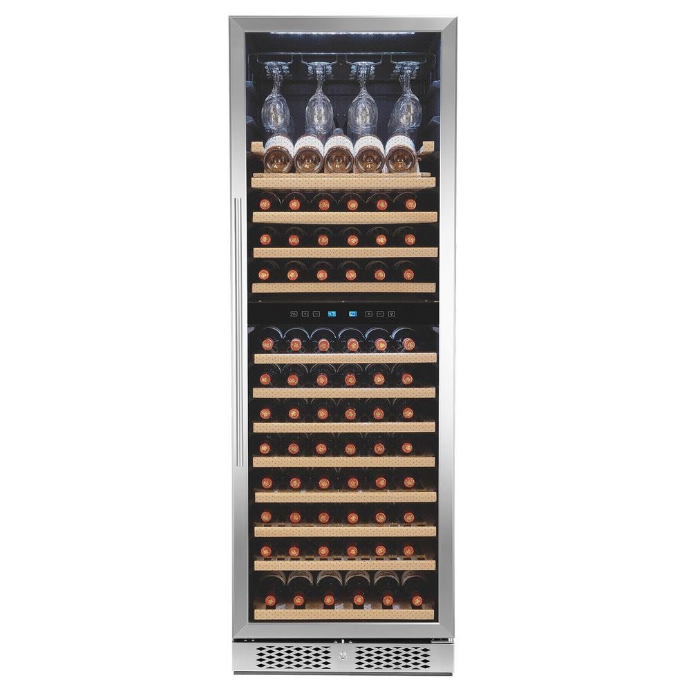 Akdy 121 Bottle Freestanding Wine Cooler W/ Touch Panel