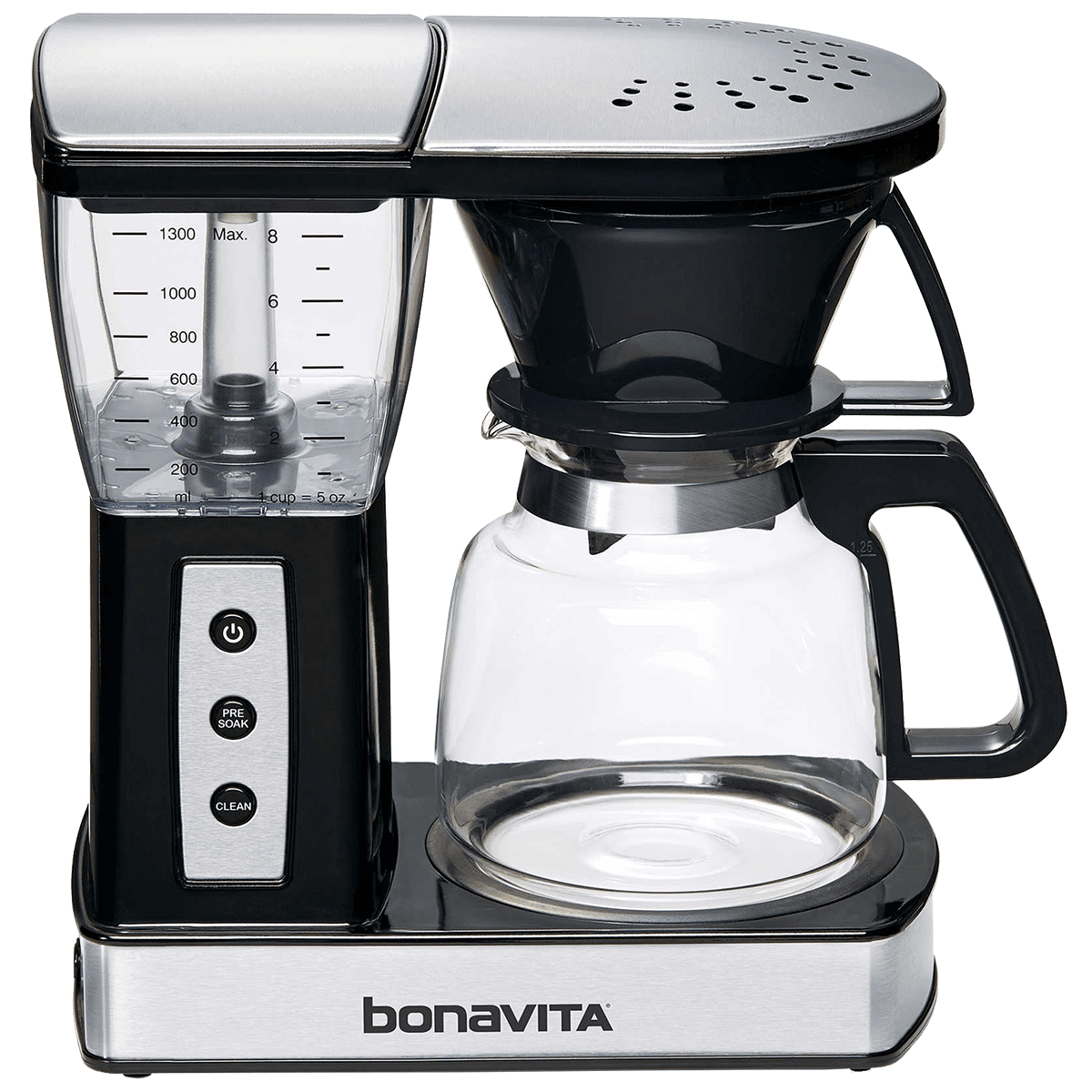 Bonavita Glass 8-Cup Coffee Maker w/ Warming Plate (BV01002US)