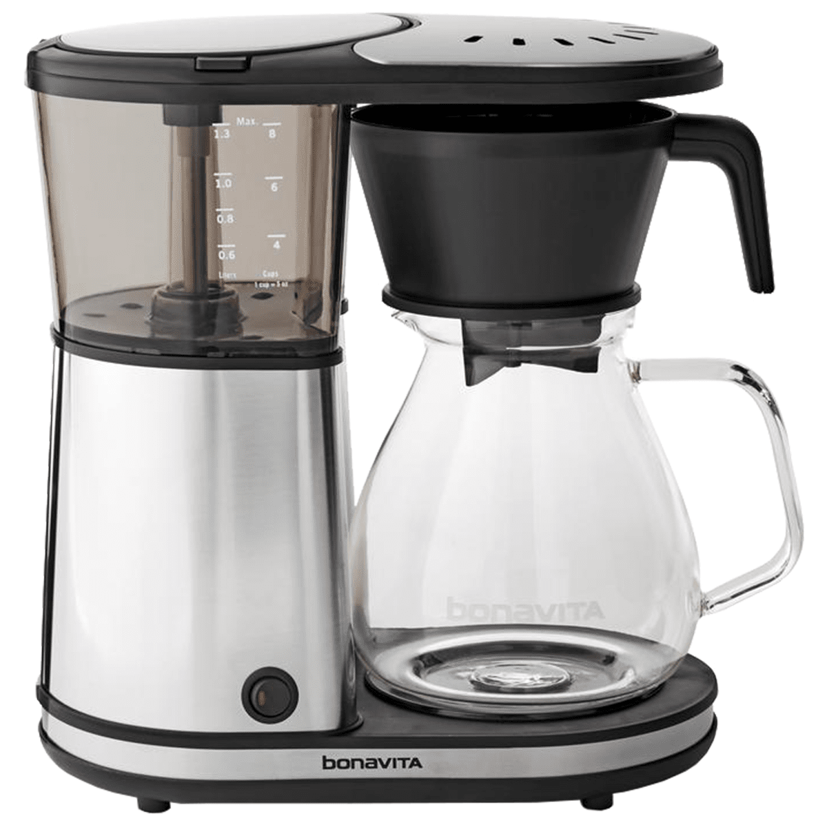 Bonavita Glass 8-Cup Coffee Maker w/ Hot Plate (BV1901GW)