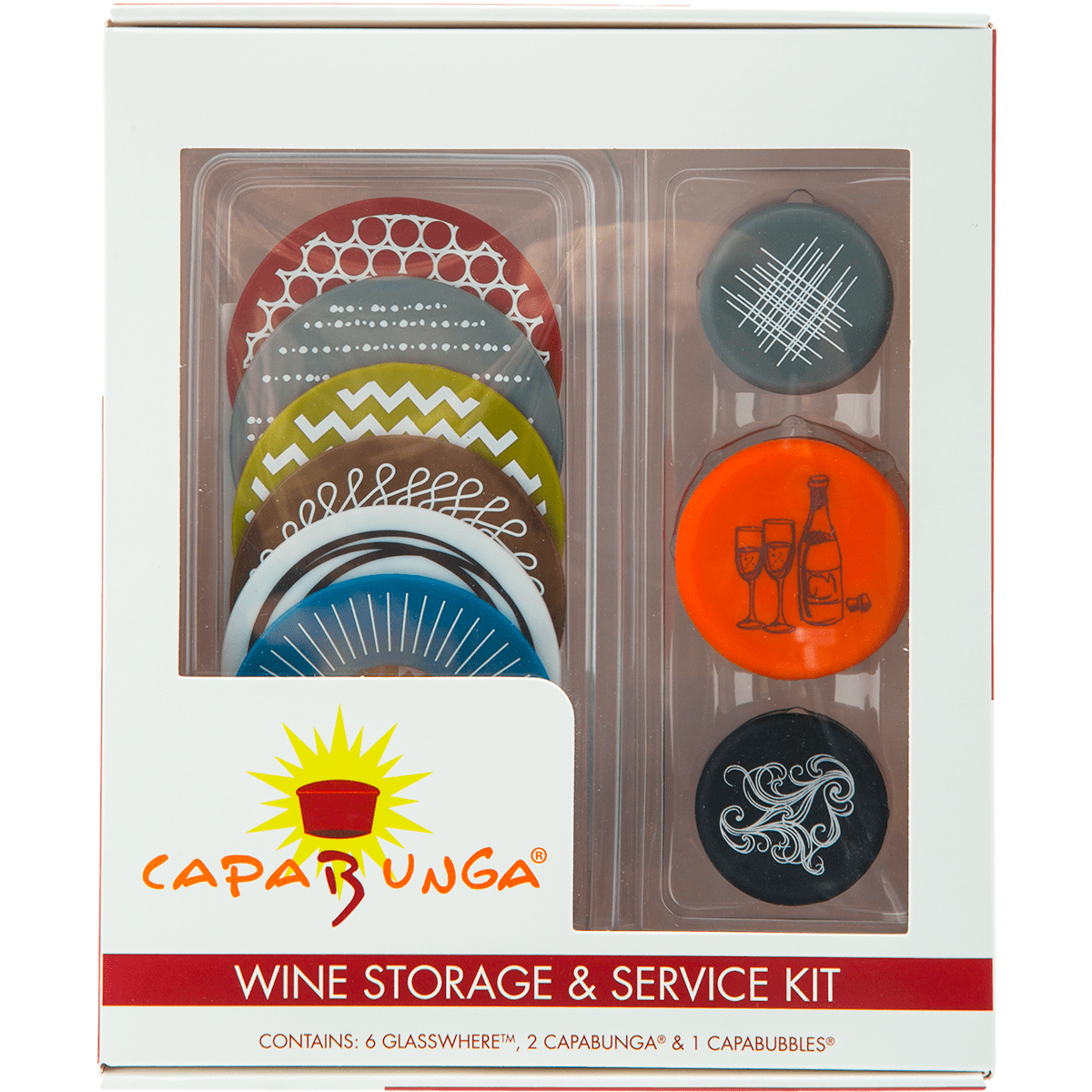Capabunga Wine Storage And Service Kit - Designs
