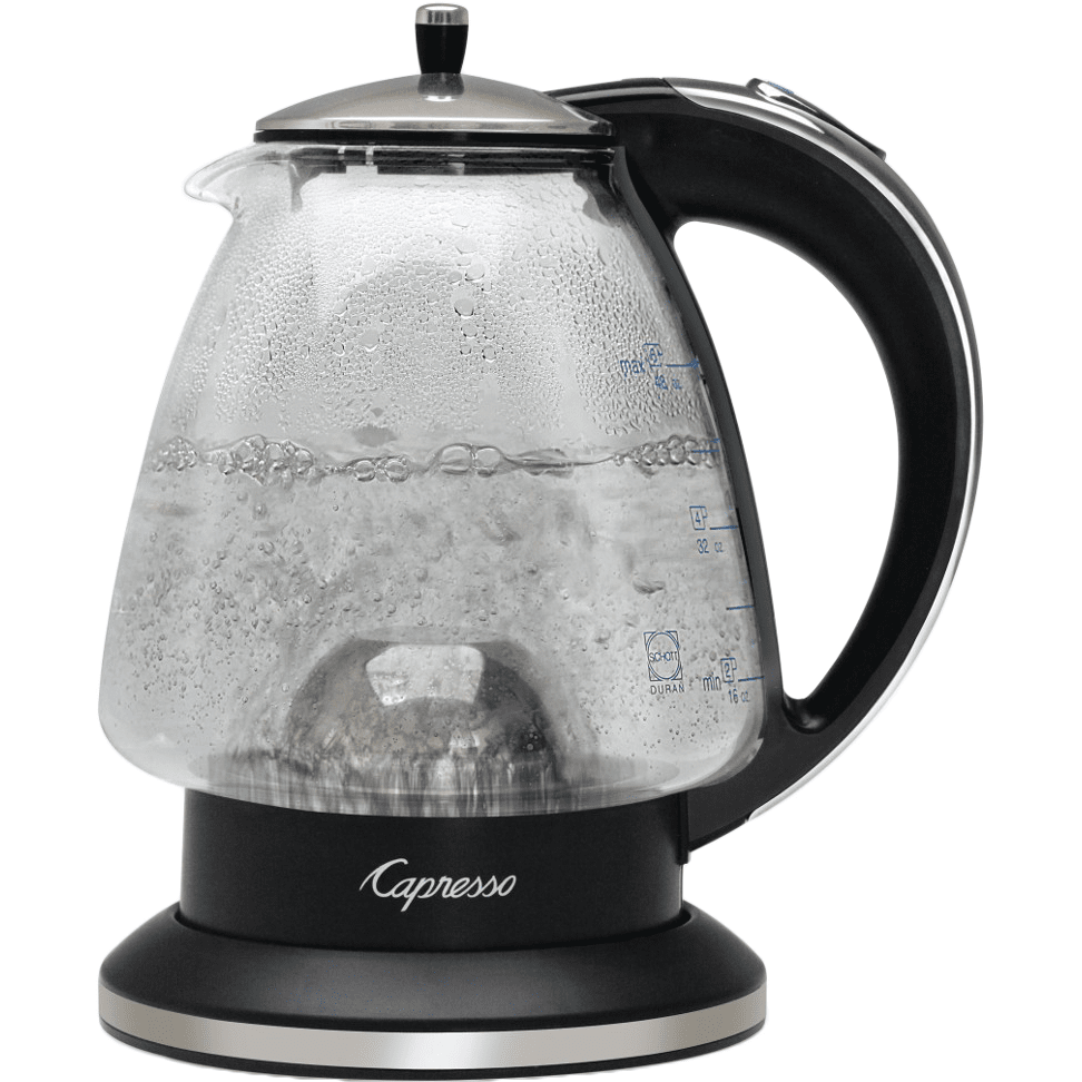 Capresso H2o Glass 6-cup Rapid-boil Water Kettle