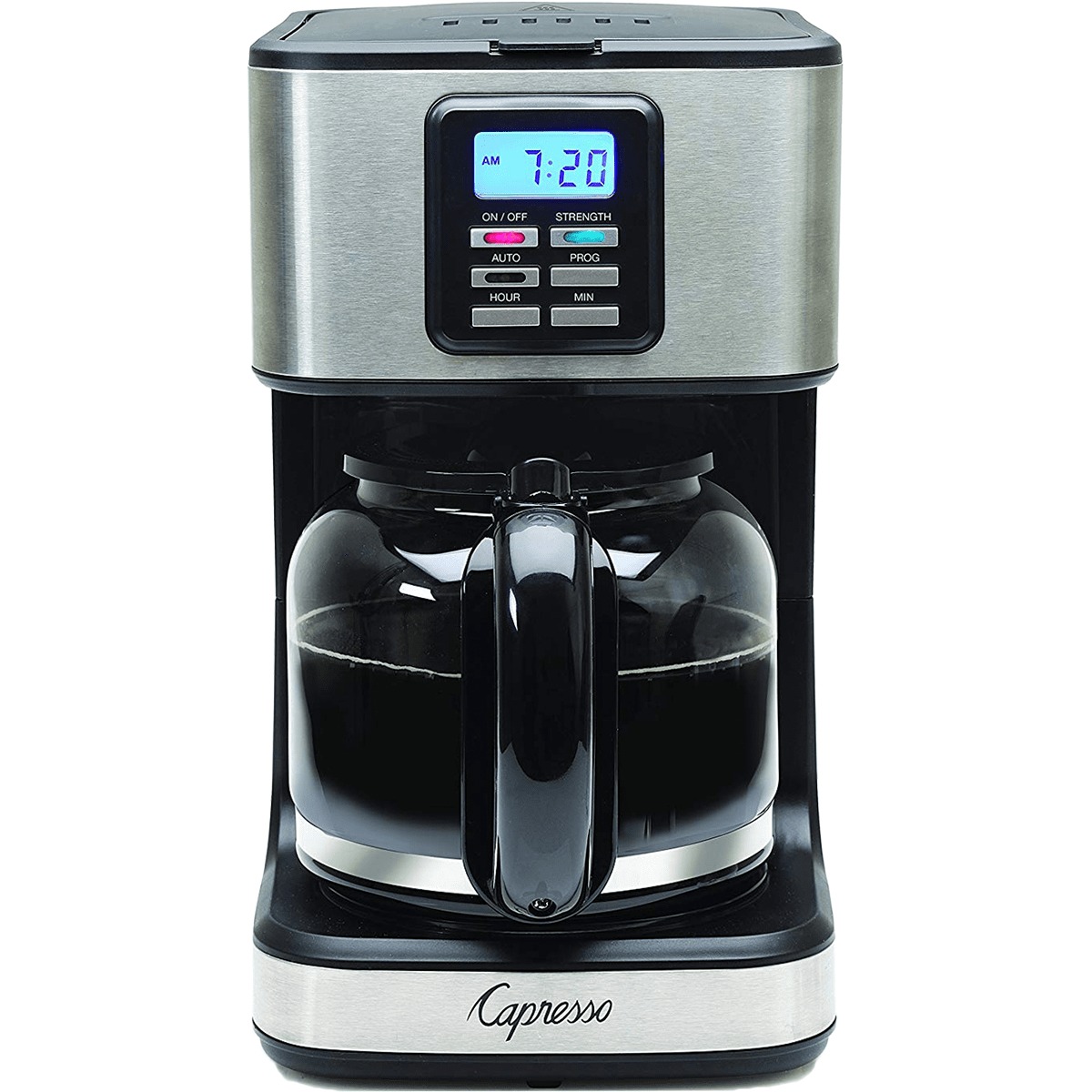 Capresso Sg220 12-cup Glass Carafe Stainless Steel Coffee Maker