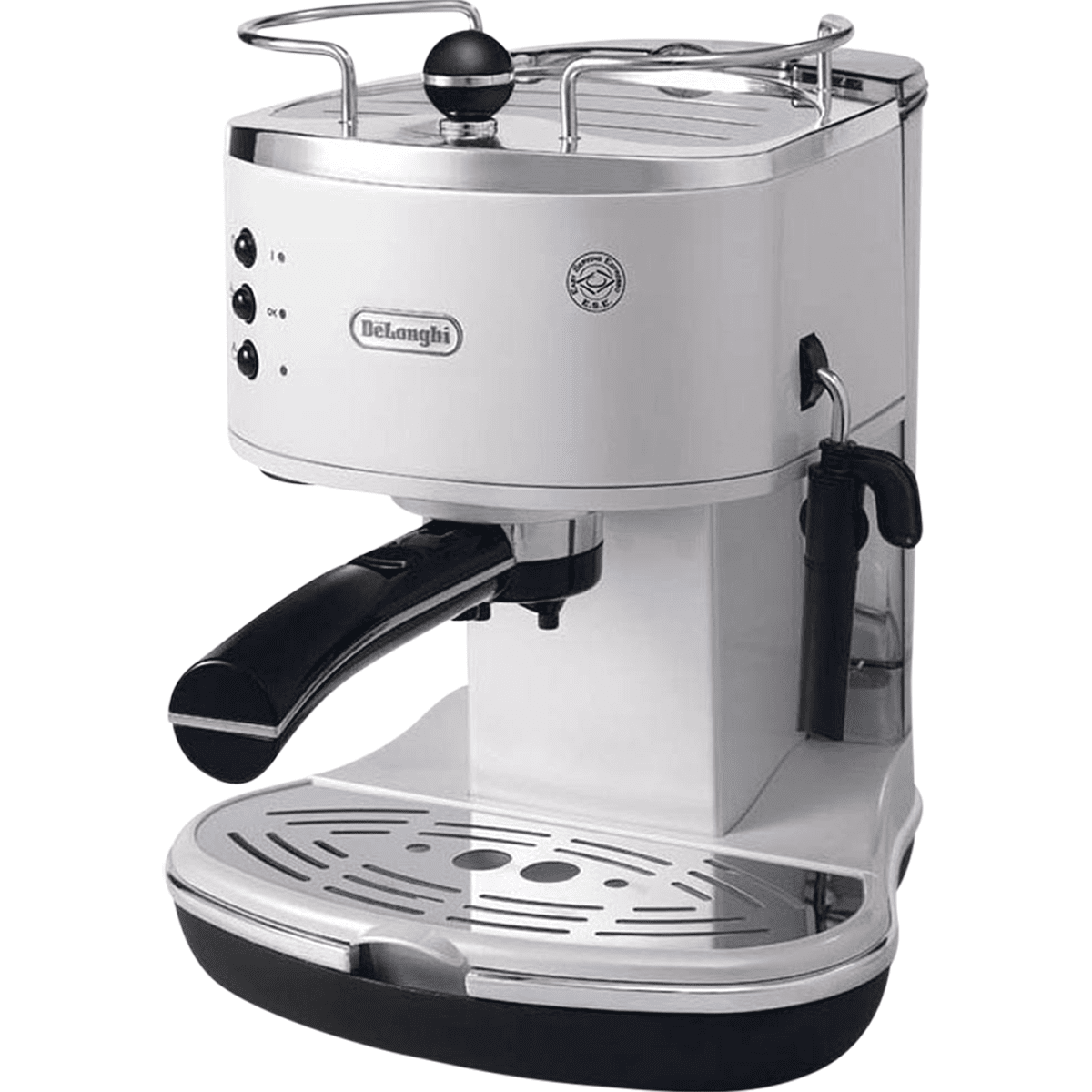 DeLonghi ECO310 Icona Manual Espresso Machine (White) - ECO310W