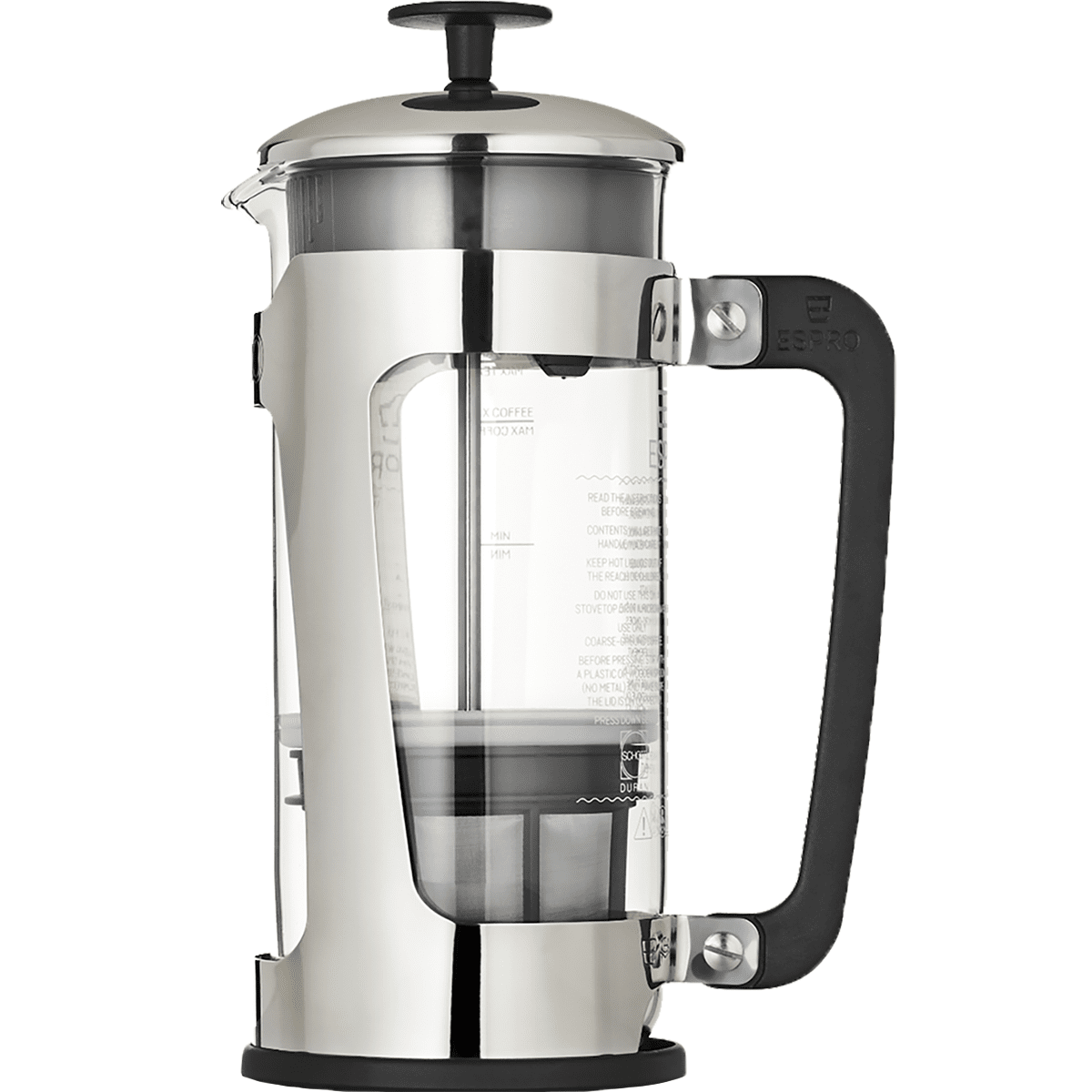 Espro P5 Glass And Stainless Steel French Press - 18 Oz.
