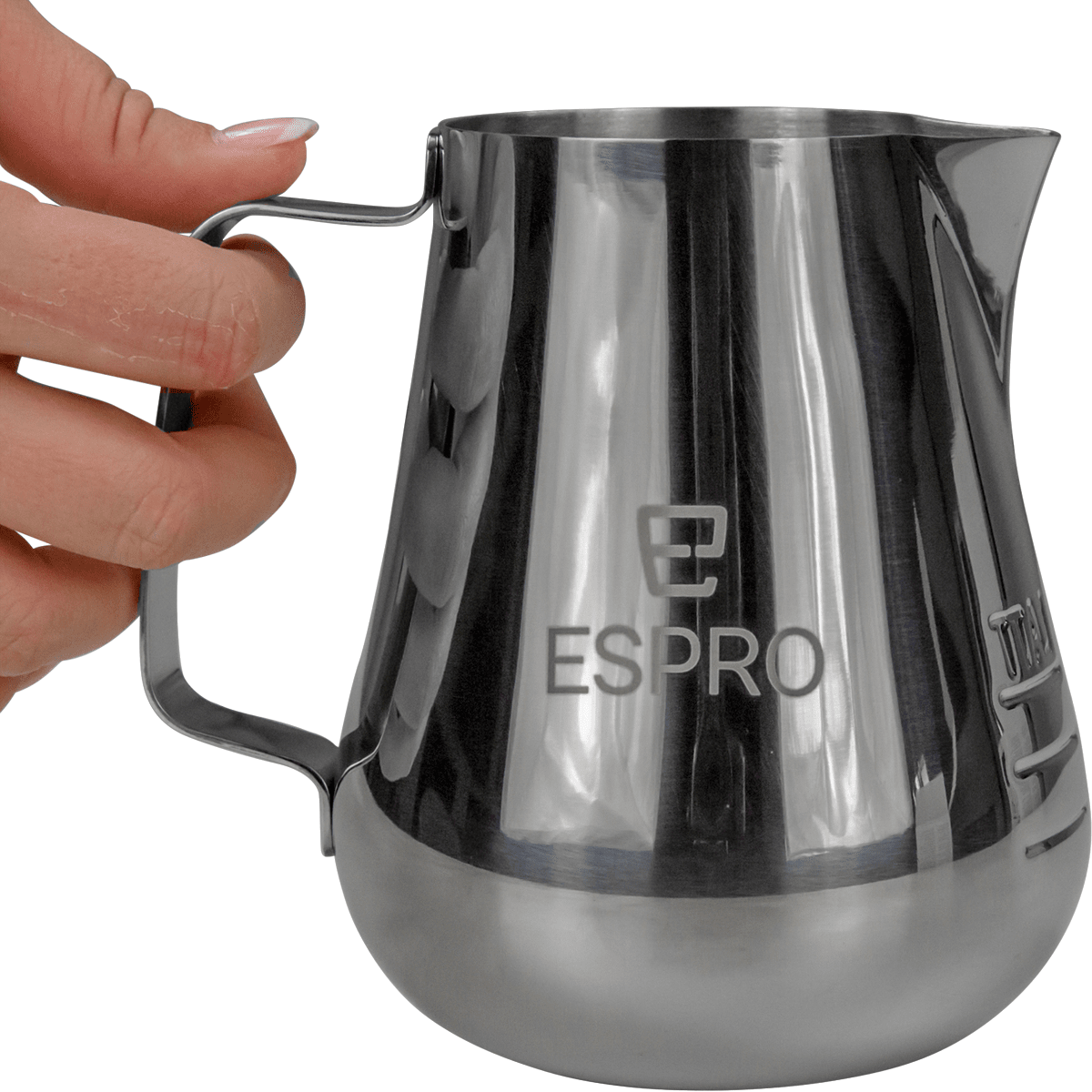 Espro Toroid 2 Steaming Pitcher - 25 oz with recipe lines
