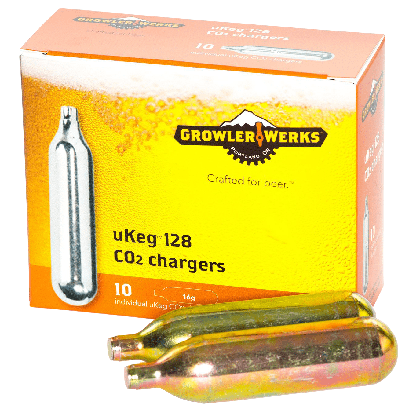Growlerwerks 16 Gram Co2 Refill Cartridges