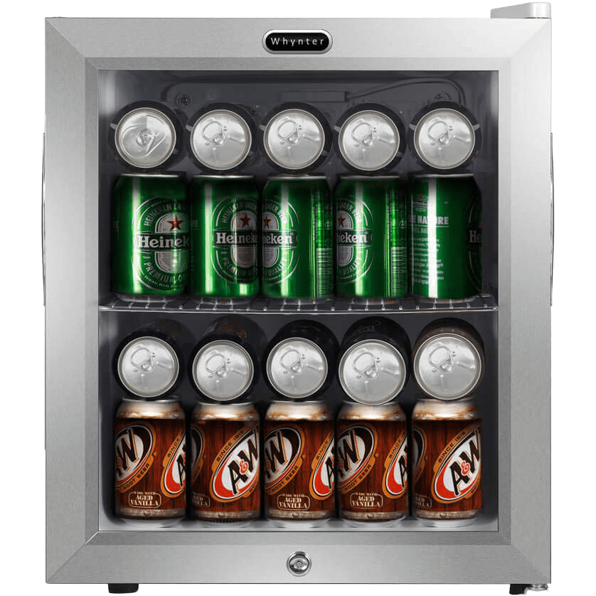 Whynter 62 Can Beverage Cooler With Lock
