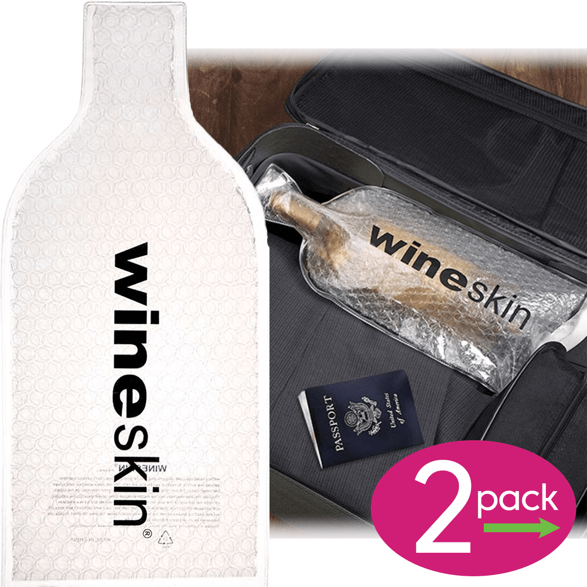 WineSkin Basics 2-Pack